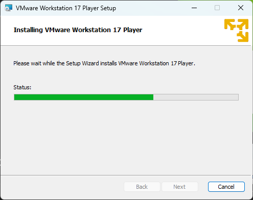 Installing VMware 8